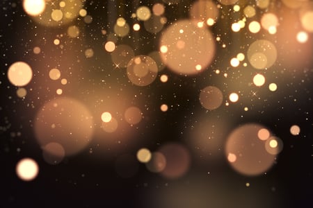 gold flecks on black background